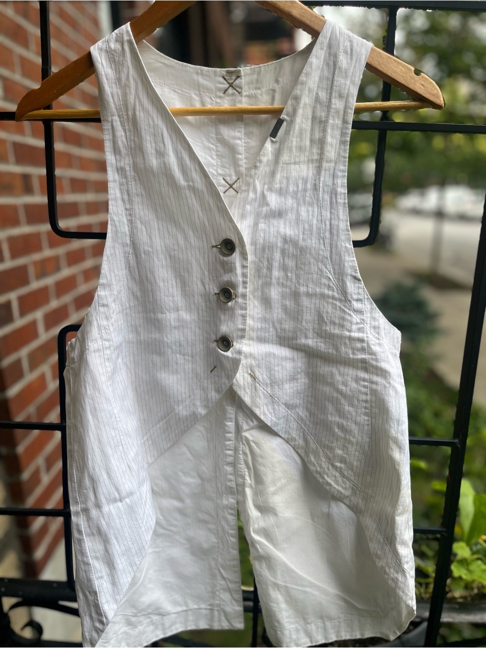 Women’s White Gilet